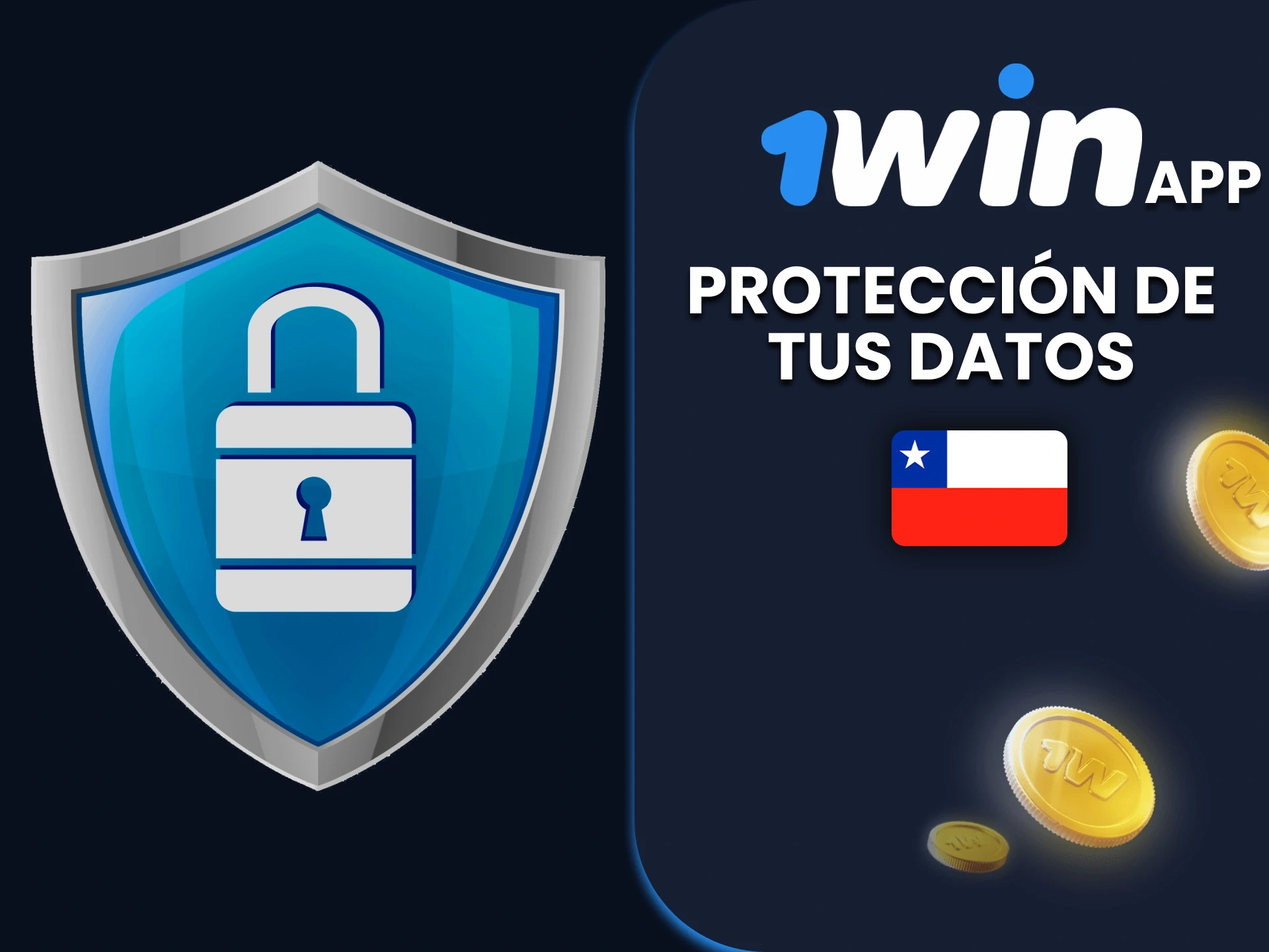 La aplicación 1win tiene una protección única.